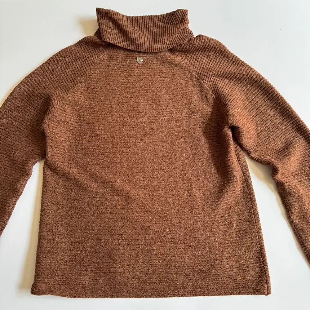 Kuhl Solace Turtleneck Sweater Women's Size Medium Brown Copper EUC 4406 Outdoor - Picture 6 of 13
